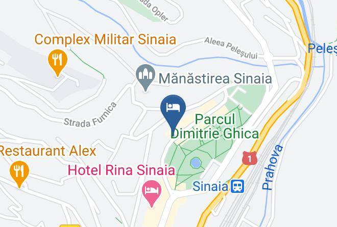 Sinaia - Vila Wendy Maps