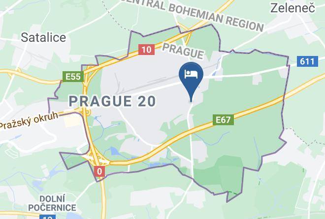 Prague - Vila Zahrada Maps