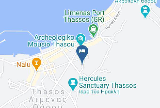Thasos - Vila Zanet Maps
