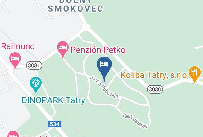 Poprad - Vila Zvonica Maps