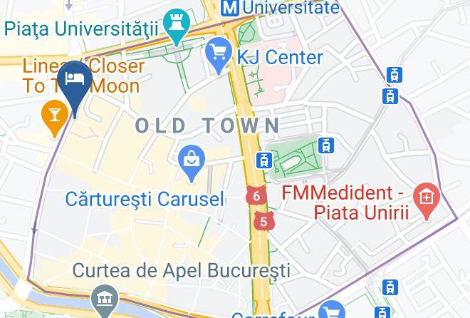 Bucharest - Vilacrosse Boutique Inn Maps