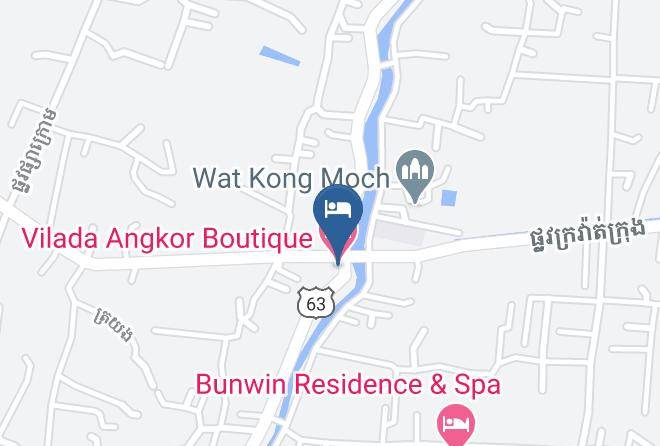 Vilada Angkor Boutique Karte - Siem Reap - Siem Reab Town