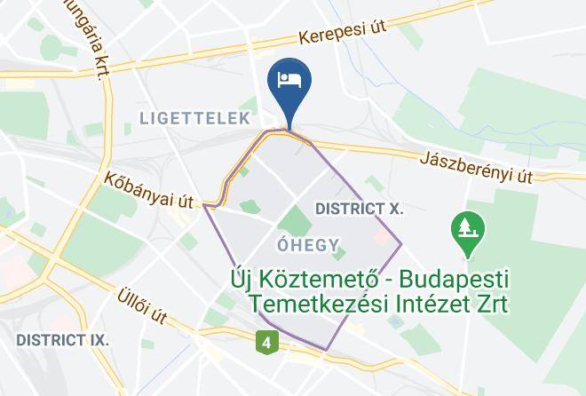 Budapest 10 Kerulet - Vilagos Fogado Maps