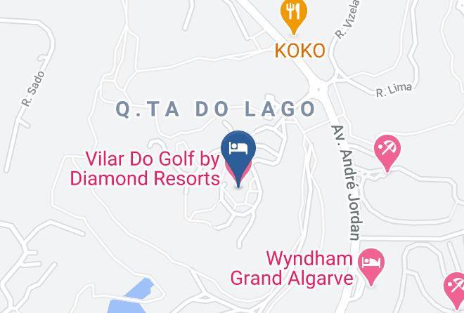 Vilar Do Golf By Diamond Resorts Map