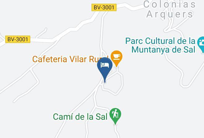 Vilar Rural De Cardona Map