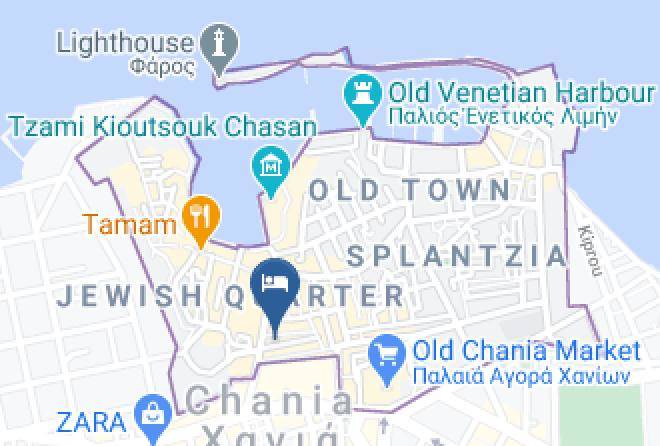 Khania - Vilelmine Hotel Maps
