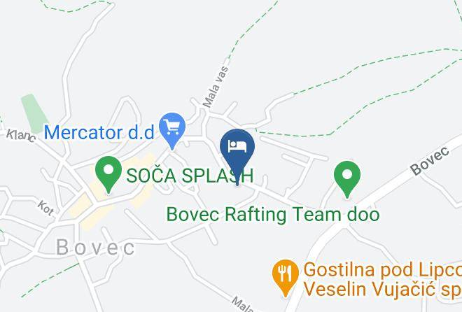 Bovec - Vili Kemper Sobodajalec Maps