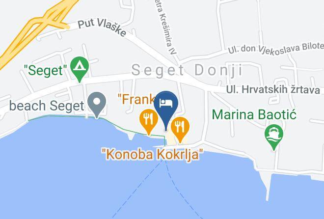 Donji Seget - Vill Marini Dvori Maps