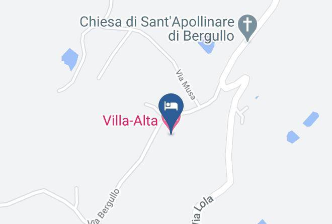 Bologna - Villa Alta Maps