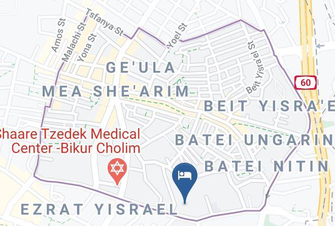 Jerusalem - Villa Brown Boutique Hotel In Jerusalem By Brown Hotels Maps