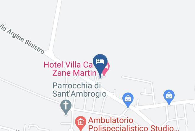 Venice - Hotel Villa Ca Zane Martin Maps