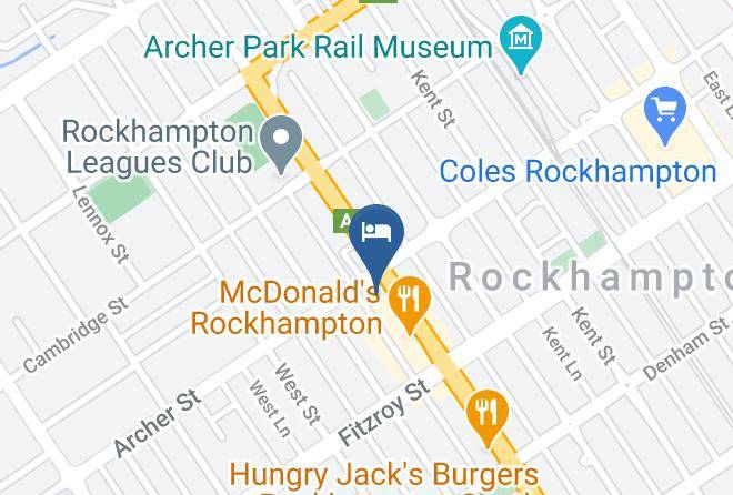 Rockhampton - Metro Motel Maps