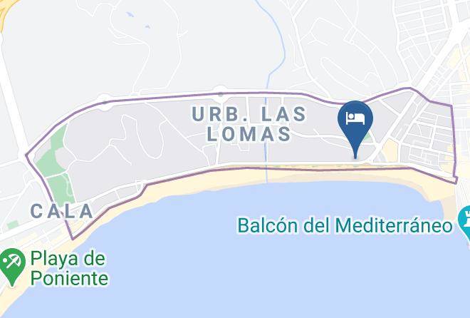 Villa Del Mar Hotel Map
