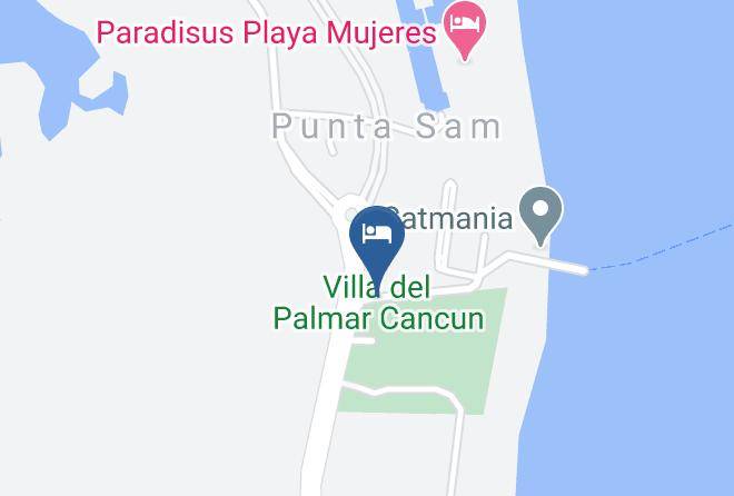 Isla Mujeres - Villa Del Palmar Cancun Maps