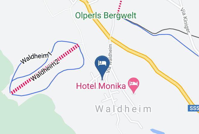 Bolzano - Garni Genziana Snc Maps