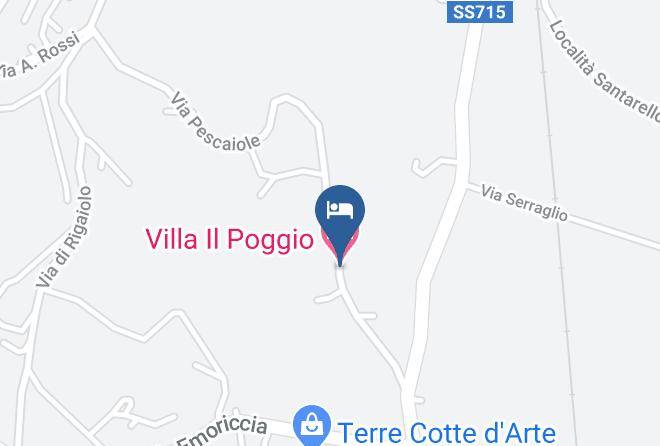 Siena - Villa Il Poggio Maps