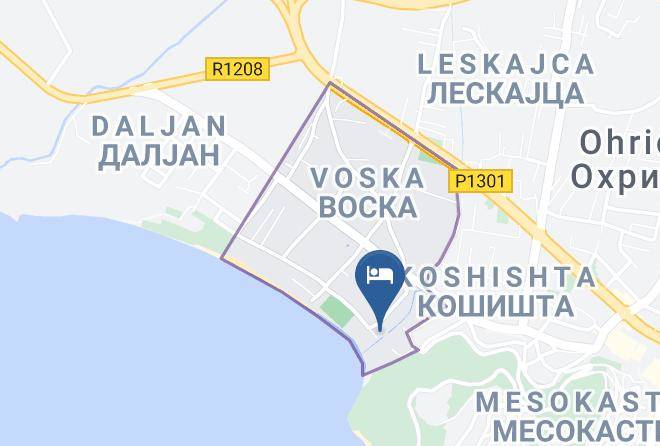 Ohrid - Vila Sara Maps