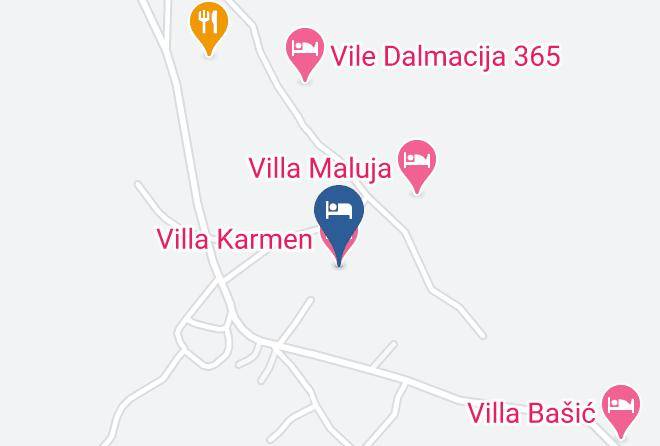 Villa Karmen Map - Zadar - Sukosan