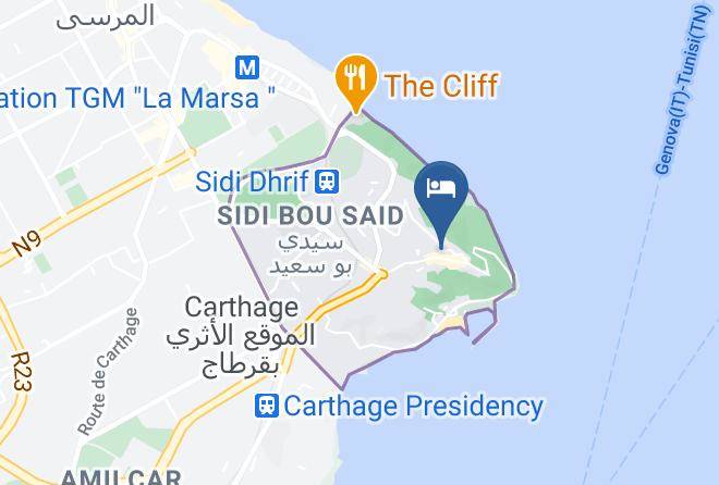 Tunis - Le Nid De Sidi Bou Said Maps