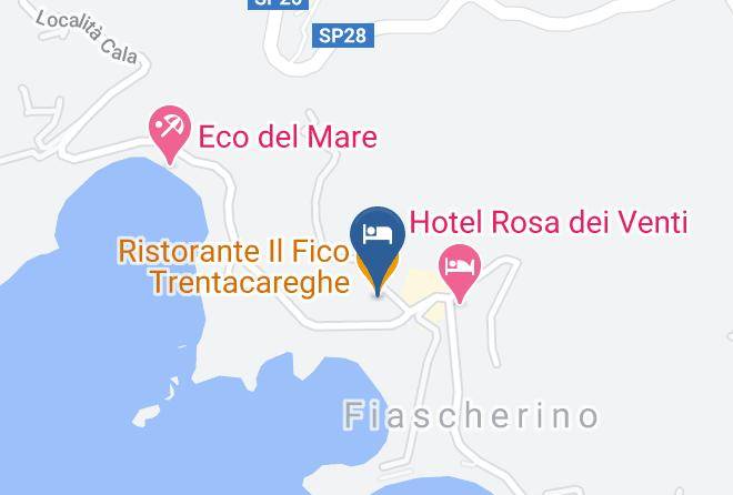 La Spezia - Albergo Blueline Maps