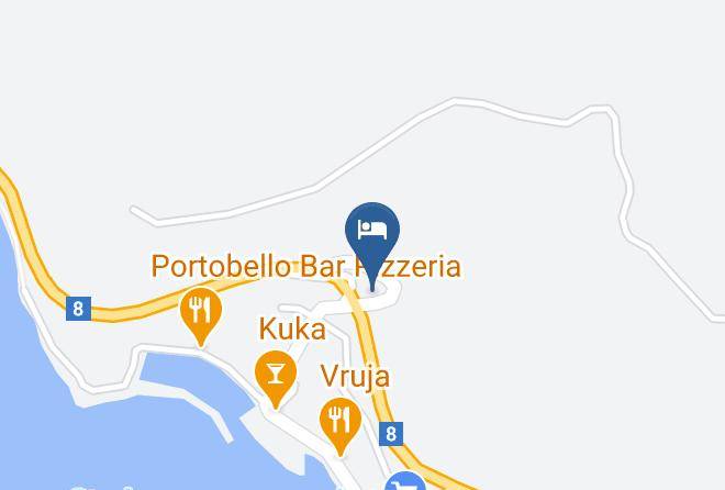 Villa Nola Map - Split Dalmatia - Podgora