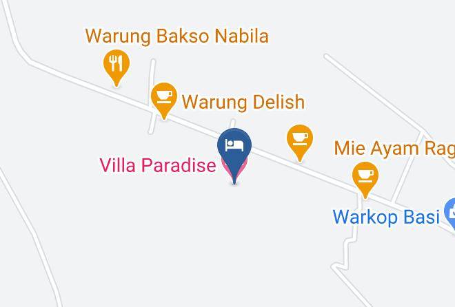 Villa Paradise Map - North Sumatra - Langkat Regency