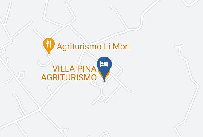 Villa Pina Agriturismo Mapa - Apulia - Lecce