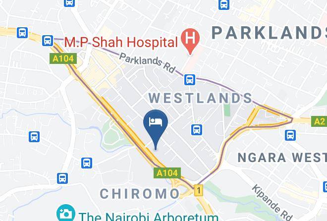 Nairobi - Villa Rosa Kempinski Maps