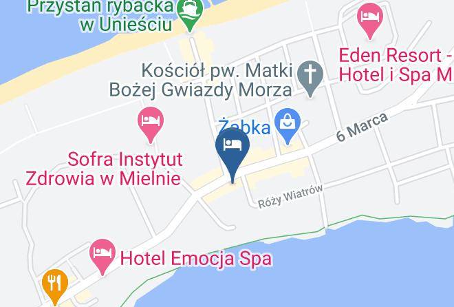 Koszalinski - Zefir Pokoje Maps