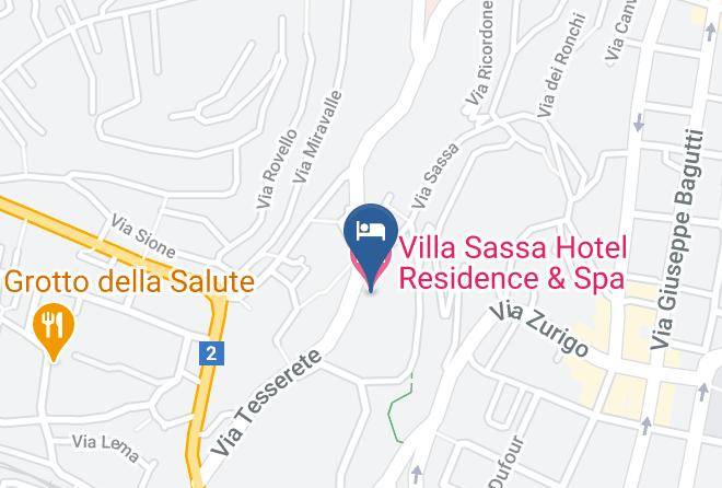 Lugano - Villa Sassa Hotel Residence & Spa Maps