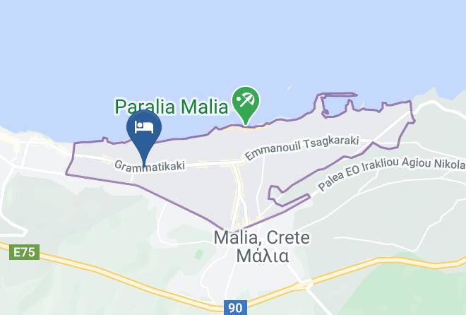 Iraklion - Villa Sonia Malia Maps