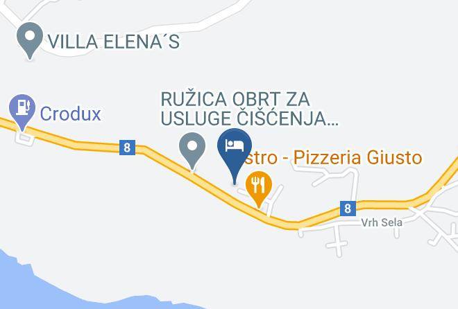 Villa Tesa Map - Dubrovnik Neretva - Dubrovnik