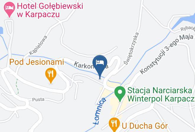 Jeleniogorski - Willa Roza Wiatrow Maps