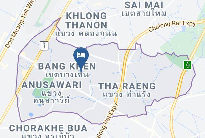 Villa23 Residence Map - Bangkok City - Bang Khen