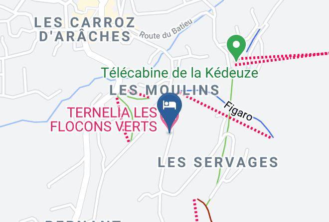Haute Savoie - Ternelia Les Flocons Verts Maps
