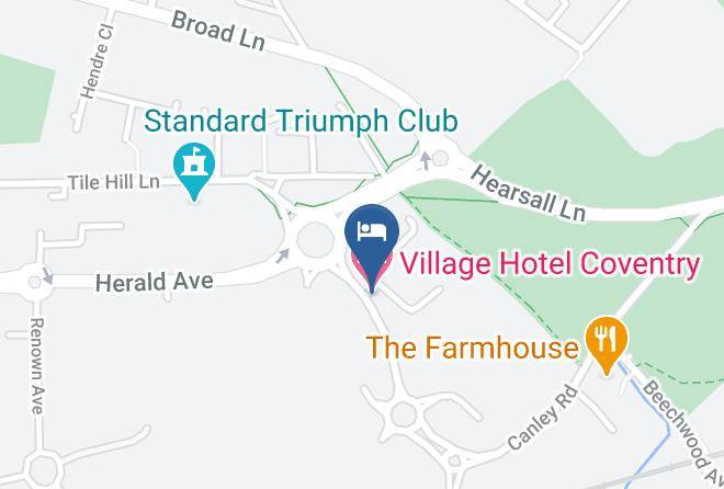 Coventry - Village Hotel Coventry Maps