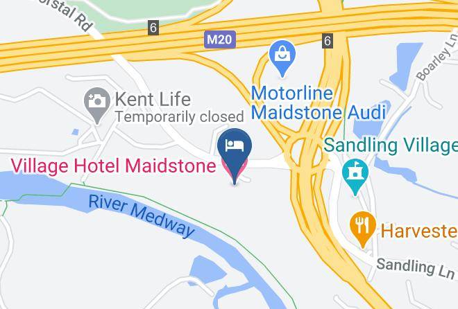 Village Hotel Maidstone Map