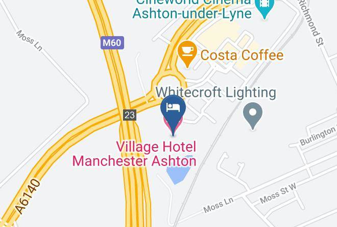 Village Hotel Manchester Ashton Map