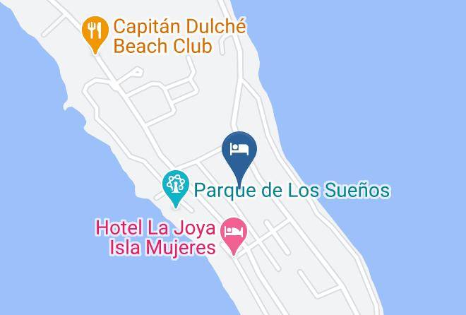 Isla Mujeres - Villas Coco Resorts Maps