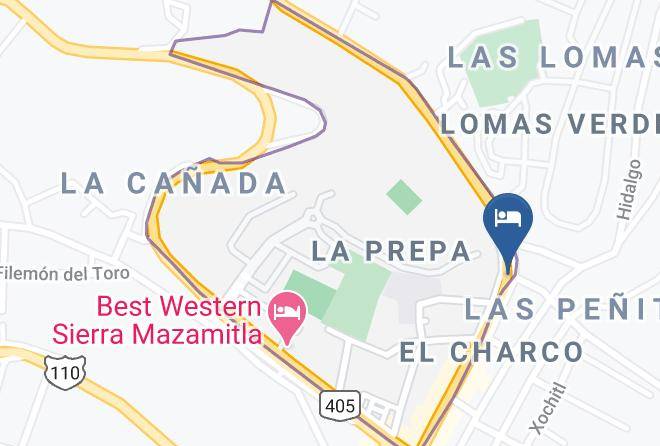 Mazamitla - Cabanas Berna Maps