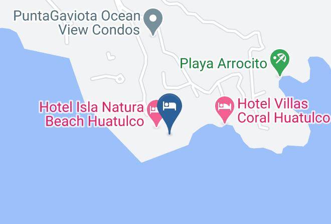 Santa Maria Huatulco - Isla Natura Beach Huatulco Maps