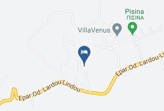 Dodecanese - Ville Di Lindos Maps