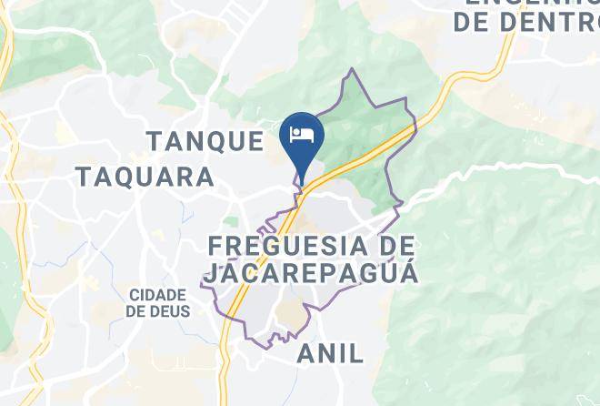 Rio De Janeiro Jacarepagua - Ville Motel Maps