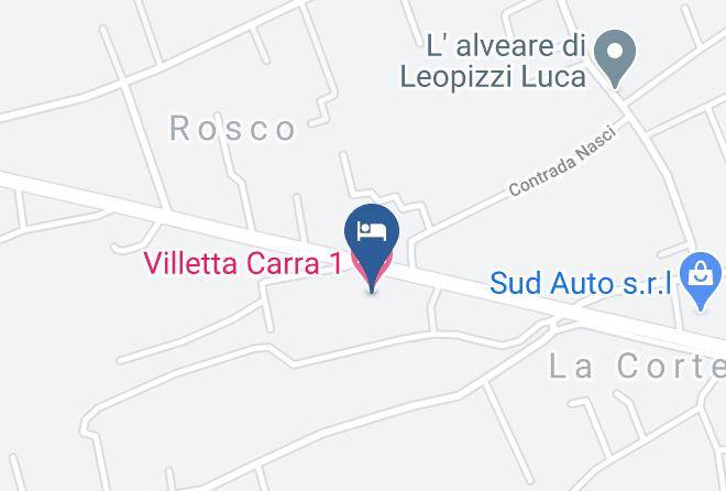 Villetta Carra 1 Map