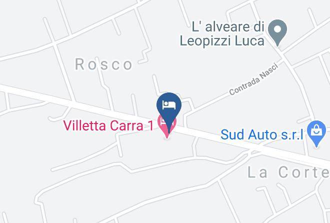 Lecce - Villetta Carra Maps