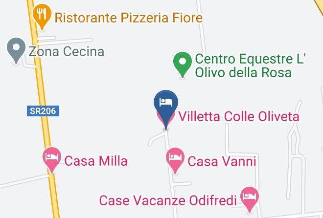 Leghorn - Villetta Colle Oliveta Maps