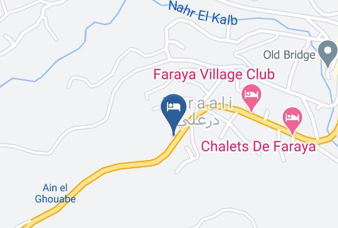 Kesrwan - Villetta Di Faraya Maps