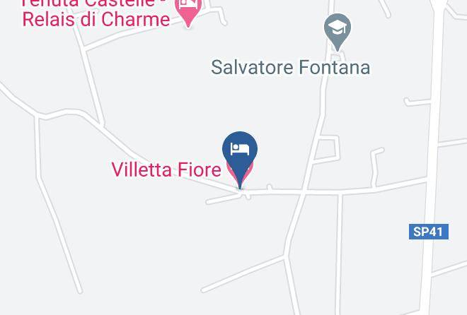 Lecce - Villetta Fiore Maps