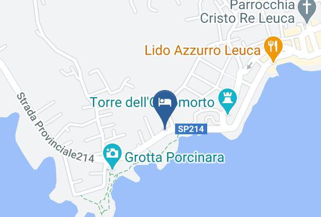 Lecce - Villetta Fronte Mare Leuca Maps