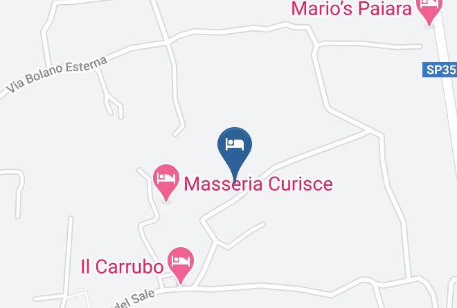 Lecce - Villetta Gelsomino Maps